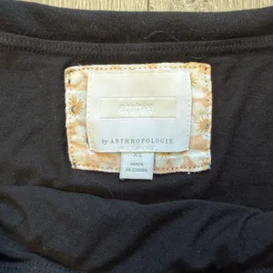 Ett:Twa By Anthropologie Sadie Off The Shoulder Top Women's XS Black thumbnail 3