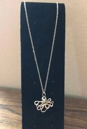 Handmade Octopus Necklace thumbnail 2