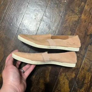 Frye Lisa luxe slip on tan 7 minimalist elevated basics flats thumbnail 5