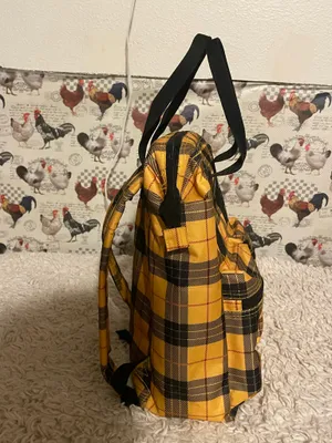 Dickies Yellow Plaid Backpack thumbnail 3