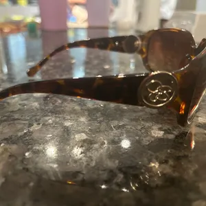Jessica Simpson Brown Oversized Sunglasses thumbnail 5