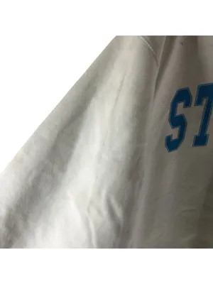 Vintage Havana St. Tropez White Crewneck Sweatshirt With Blue Lettering thumbnail 3