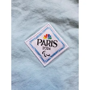 Polo Ralph Lauren Shirt Women Small Petite Paris 2024 Olympics Button Down Blue thumbnail 4