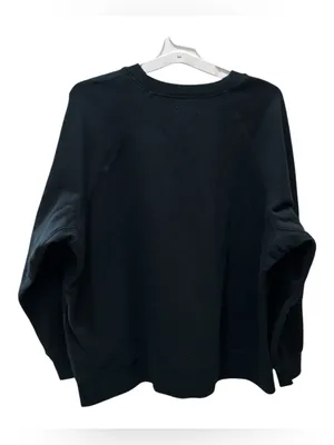 MADEWELL crew neck black sweatshirt size 2X 100% cotton oversized thumbnail 2