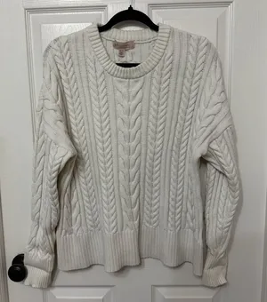 Philosophy cableknit crewneck‎ sweater size XL thumbnail 1