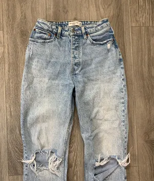 Abercrombie Curve Love High-Rise Dad Jeans thumbnail 5