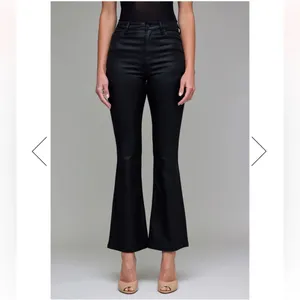 HIDDEN JEANS Coated High Waist Flare Jeans size 30 black thumbnail 2