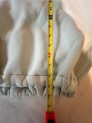 Sunday Waves Mint Green Cropped Half Zip Pullover Sweatshirt Womens Size S thumbnail 6