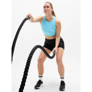 New Athleta M Flex Spacer Bra Aqua Blue Medium D-DD thumbnail 4