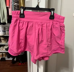 Sonic Pink Lululemon Hotty Hot Shorts 4” thumbnail 1