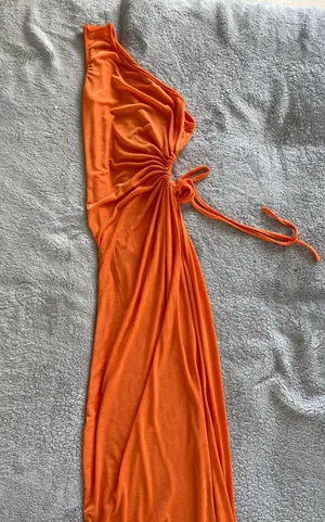 Orange Maxi Dress thumbnail 4