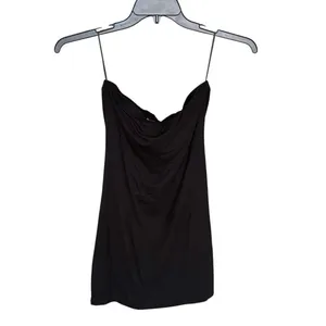 Reformation Black Strapless Mini Dress Size Small thumbnail 4