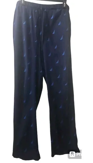 Nautica Sleepwear Mens Medium‎ Pants Super Soft thumbnail 1