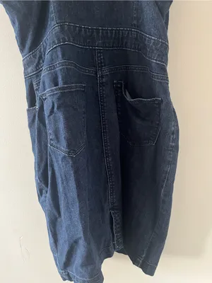 Universal Thread 100% Cotton Denim Mini Dress 8 Button Front Western Cowgirl thumbnail 6