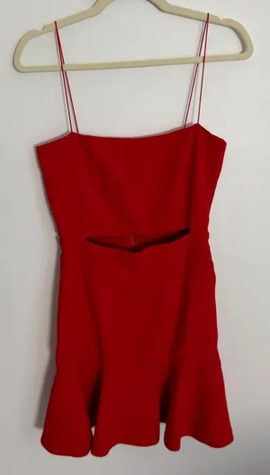 White‎ Fox Boutique Red Mini Dress size medium thumbnail 1