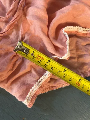 Banana Republic Soft Peach Pink Cami & Shorts Summer Sleep Set | Size Large thumbnail 10