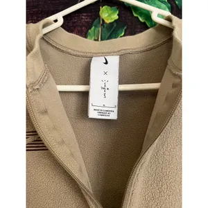 Nike x Cactus Jack Travis Scott Crop 1/4 Zip Fleece Crew Sweatshirt Women's L thumbnail 5