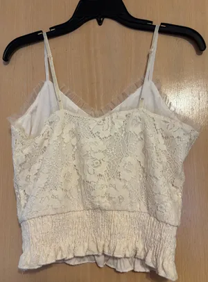 Willow + Root Ivory Lace Tank Top thumbnail 4