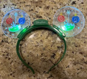 Disney Green Light-Up Alien Headband thumbnail 1