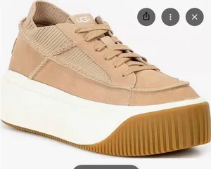 UGG EZ Duzzit Lace Sneakers Off-White 7.5 thumbnail 1