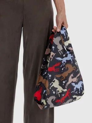 Baby Baggu Reusable Tote Bag - Horse Cut Outs - Brand New! thumbnail 2