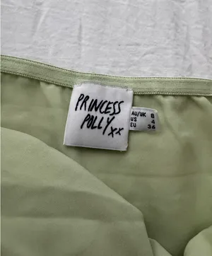 Princess Polly Mini Dress Green Sage thumbnail 3