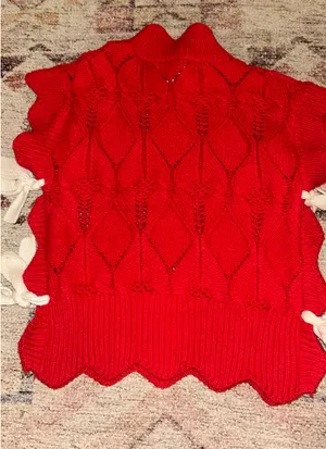 &merci Red turtleneck sweater shirt thumbnail 2