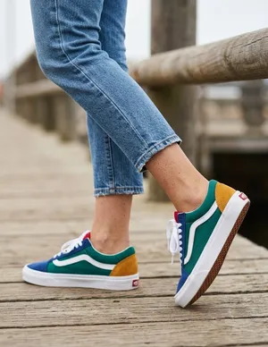 Vans Old Skool Yacht Club Colorblock Unisex Shoes Men's 5 Women's 6.5 Excellent thumbnail 1