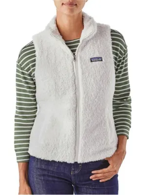 Patagonia Los Gatos Furry Vest in White thumbnail 1