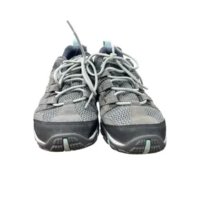 Merrell Womens Gray Leather Hiking Shoes Sneakers Size 10 SKU 8826 thumbnail 5
