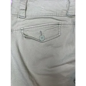 American Eagle Womens 12 Kiwi Green Stretch‎ Capri Pants Cropped Y2K thumbnail 12