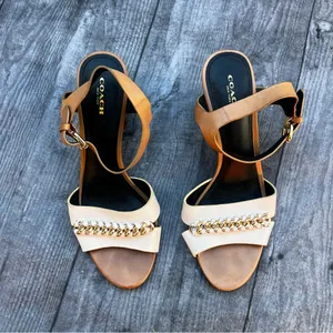 Coach phoebe chain block heels thumbnail 5