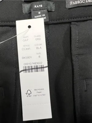 J. Crew Kate straight-leg pant in four-season stretch in Black Size 8 NWT thumbnail 12