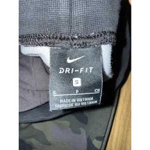 Nike Women's Sz Small S Camo Work-Out Pants Cotton Joggers Purple Green Black‎ thumbnail 3