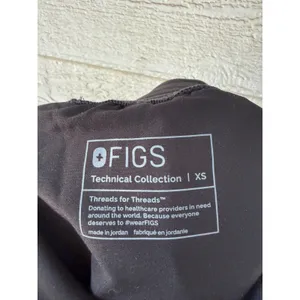 Figs HW Zamora High Waisted Jogger Scrub Pants Black Size XS Regular 1000207 NWT thumbnail 6