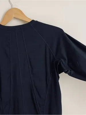 Athleta Pacifica UPF Long Sleeve Rashguard Quarter Zip Black Size M thumbnail 8