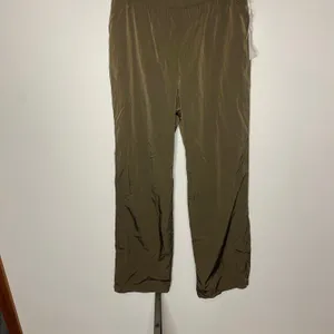 Good American Wide Leg Track Pants MEDIUM Mocha Pull On Casual Athletic Gym thumbnail 5