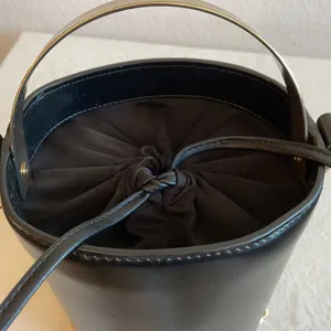 Zara Black Gold Fixtures and Chain Bucket Bag thumbnail 7