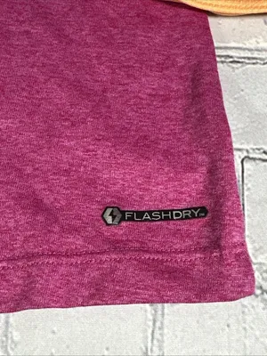 The North Face Lightweight Hoodie Women’s L Flash Dry Long Sleeve Pink Orange thumbnail 6