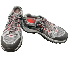 Cabelas Gortex Vibram wms gray low top hiking trail sneakers sz 9M SKU 10,011 thumbnail 1