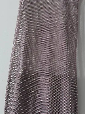 House of Harlow 1960 Rhinestone Mesh Maxi Dress Y2K Sheer Glam S thumbnail 3