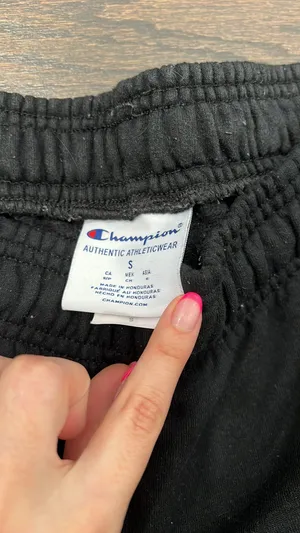 Champion Black Sweatpants thumbnail 3