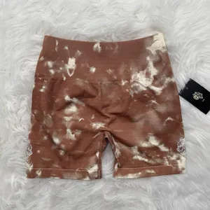 Darc Sport Seamless Everson Training Shorts Desert Rose Cream Jumbo Marble Small thumbnail 2