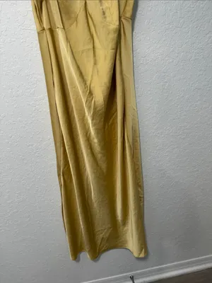 ISABEL by Ingrid + Isabel Yellow Midi Slip Dress Size Large (Maternity) thumbnail 8