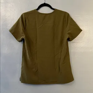 Figs women’s technical olive scrub top size small thumbnail 4