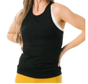 Zyia🦎Active Woman Black Tank Top🌵 thumbnail 1