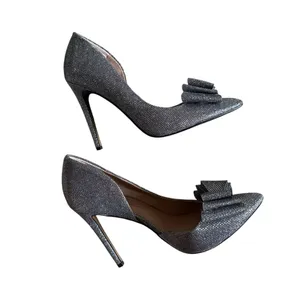 NWOB Betsey Johnson Womens Prince DOrsay Pumps Pewter Size 8 thumbnail 5