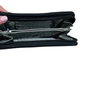 Harveys Wallet Womens One Size Black Zip-Around Organizer Clutch Coin thumbnail 3