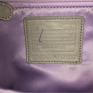 Coach Gray and White Crossbody Bag with Animal Print thumbnail 15