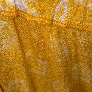 blue island Yellow Printed Boho Tie-Front Tunic thumbnail 4